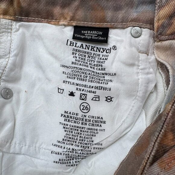 NWT BLANKNYC Jean Shorts Barrow Vatican Vintage High Rise Cutoff Denim 26 - Picture 5 of 7